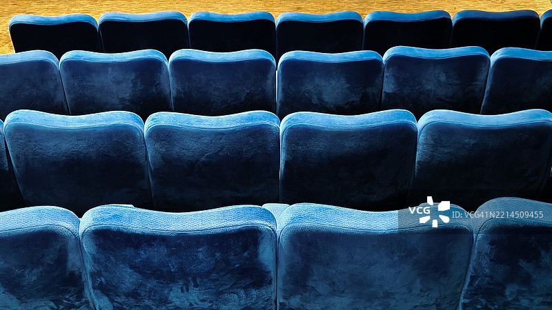 空荡荡的剧院座位图片素材