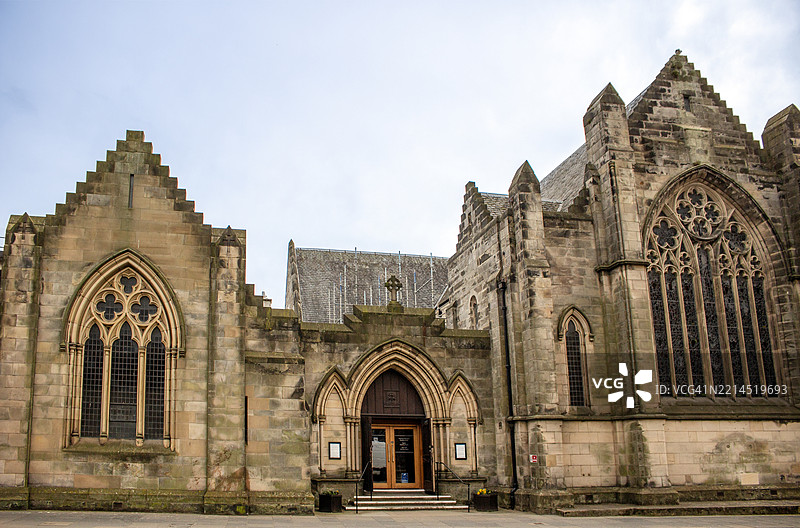 圣安德鲁斯大学的殉道者柯克研究图书馆，苏格兰图片素材