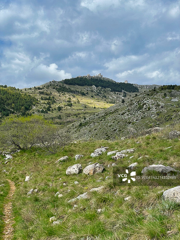小路通向罗卡卡拉西奥图片素材