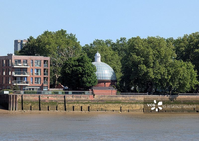 格林威治步行隧道图片素材