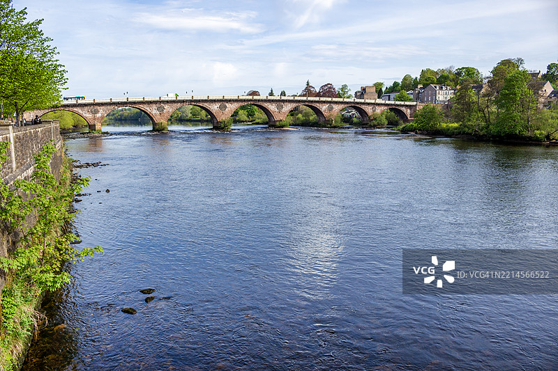 斯密顿桥，佩斯，苏格兰图片素材