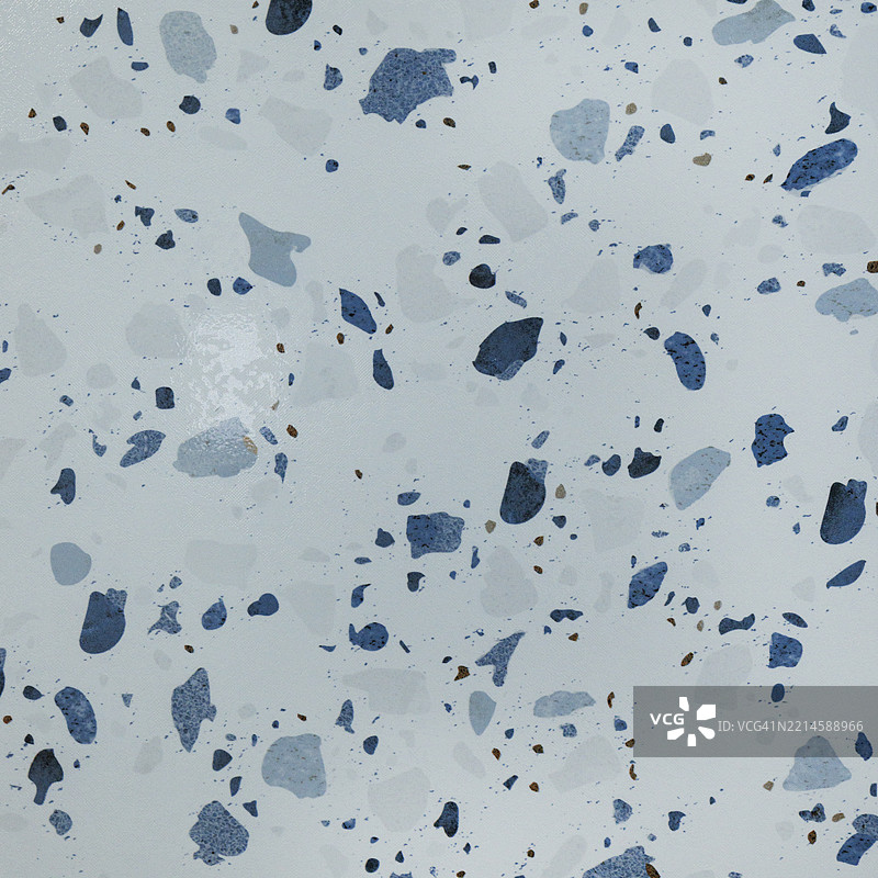 抽象大理石壁纸。白色背景上的无缝水磨石图案设计。天然石材、花岗岩、石英形状。岩石背景纹理。图片素材