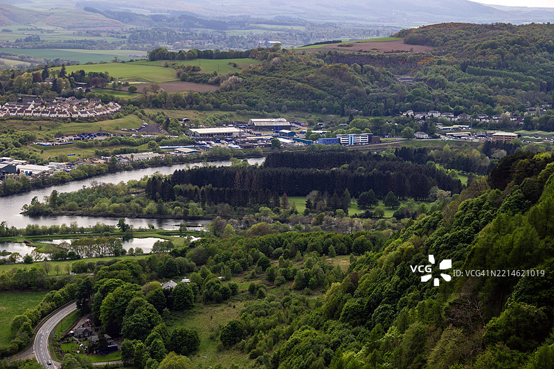苏格兰珀斯的金诺山景观图片素材