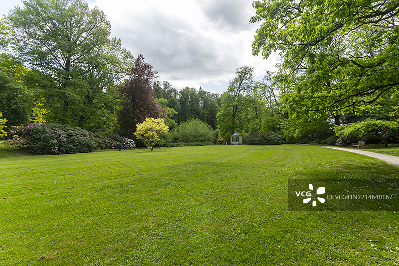 沃尔奇波托克植物园的绿色花园景观图片素材