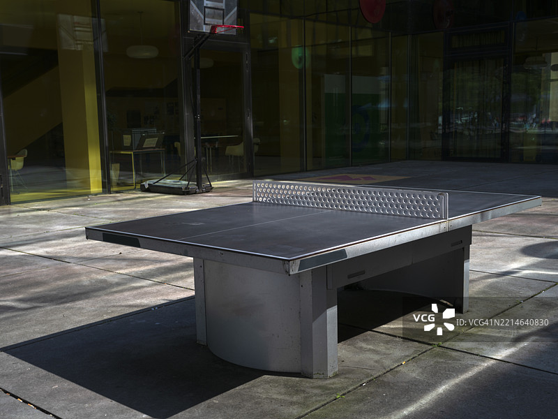 没有人的乒乓球桌图片素材