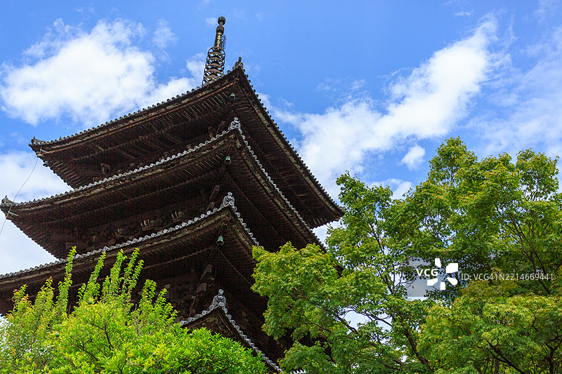 八月的京都氛围图片素材