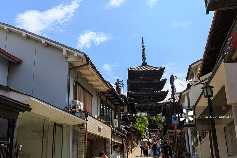 八月的京都氛围图片素材