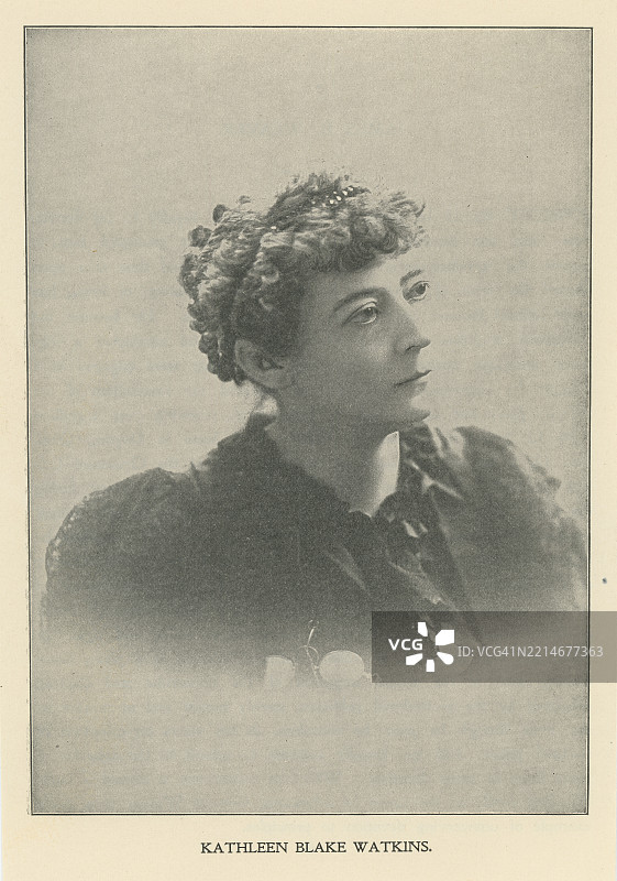 凯瑟琳·布莱克·“基特”·科尔曼（原名凯瑟琳·弗格森，1856年2月20日出生）是一位爱尔兰裔加拿大报纸专栏作家，是最早获得认证的女性战争记者之一，为《多伦多邮报》报道西班牙–美国战争。图片素材