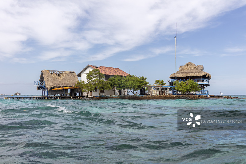 哥伦比亚罗萨里奥群岛，南美洲图片素材