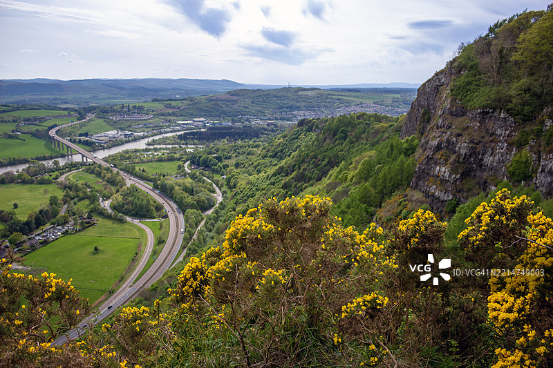 苏格兰珀斯的金诺山景观图片素材