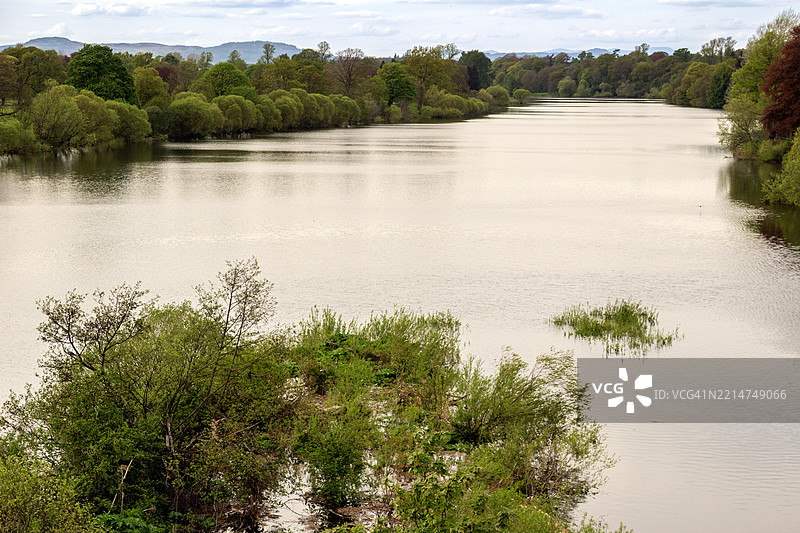 佩斯，苏格兰的泰河图片素材
