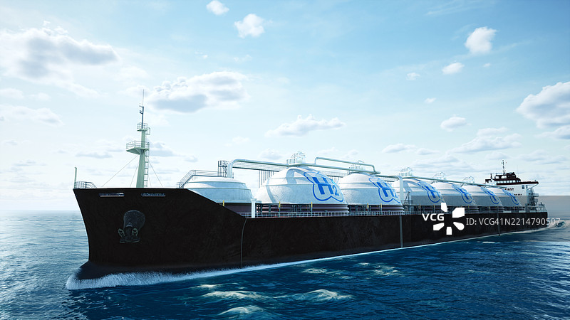 氢能船图片素材