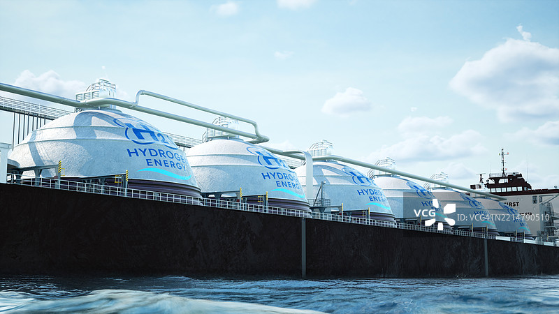 氢能船图片素材