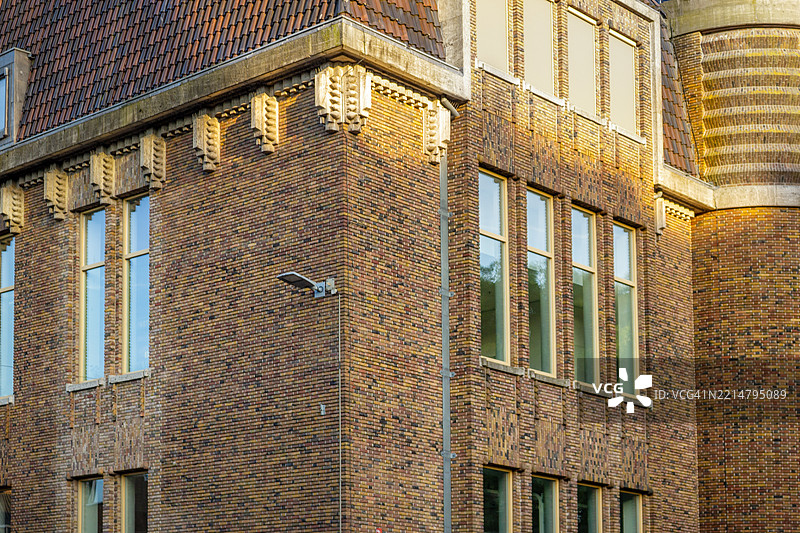 乌特勒支市图书馆的装饰艺术细节，荷兰图片素材