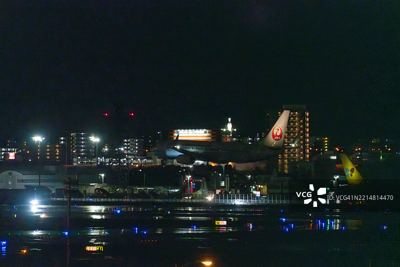 日本福冈市的福冈机场图片素材