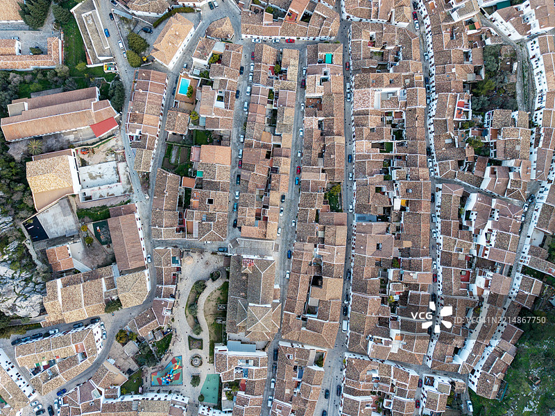 格拉萨莱马的鸟瞰图 - （卡迪斯/西班牙）图片素材