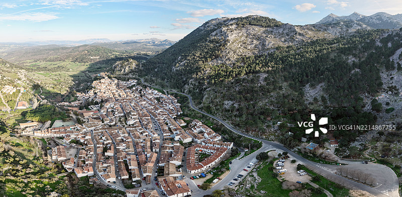 格拉萨莱马的鸟瞰图 - （卡迪斯/西班牙）图片素材