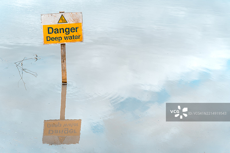 危险深水 请勿进入图片素材
