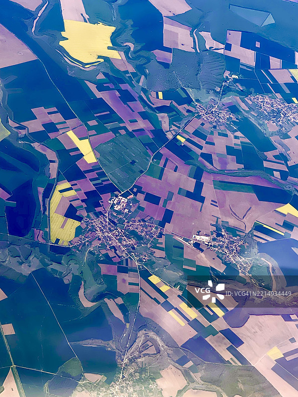 德国城市的鸟瞰图图片素材