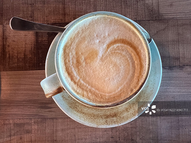 心形平白咖啡图片素材