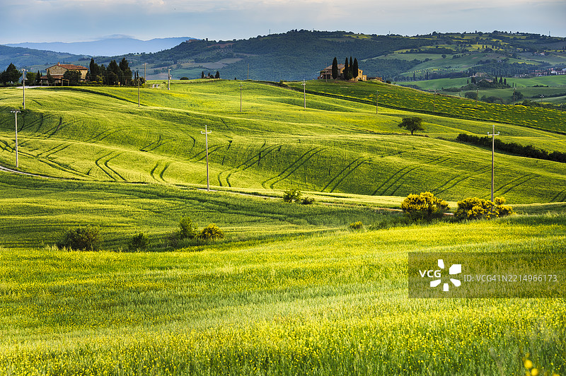 意大利中部美丽的乡村图片素材