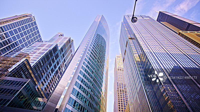 美国，伊利诺伊州，芝加哥，市中心办公楼图片素材