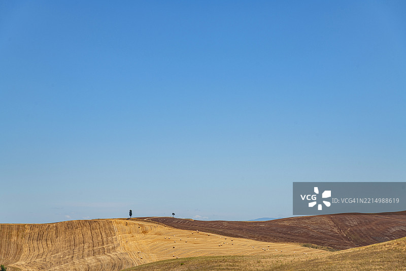 托斯卡纳，克里特塞内西风景图片素材