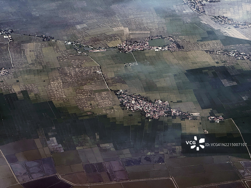 印度尼西亚爪哇的马赛克拼贴海岸平原图片素材