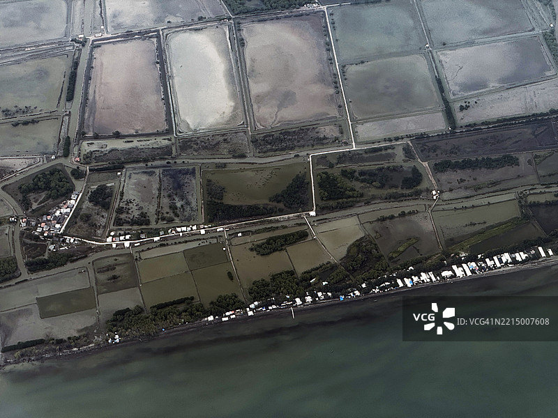 印度尼西亚爪哇的马赛克拼贴海岸平原图片素材