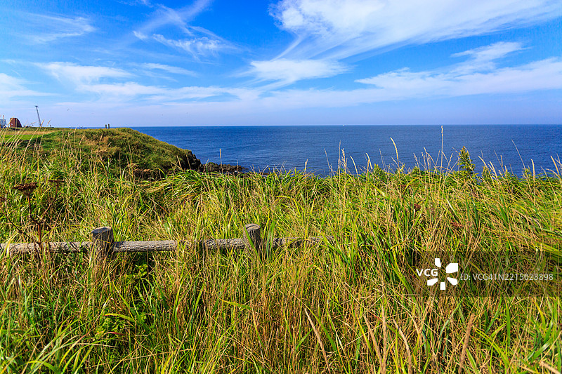 北海道野寒布岬的风景图片素材