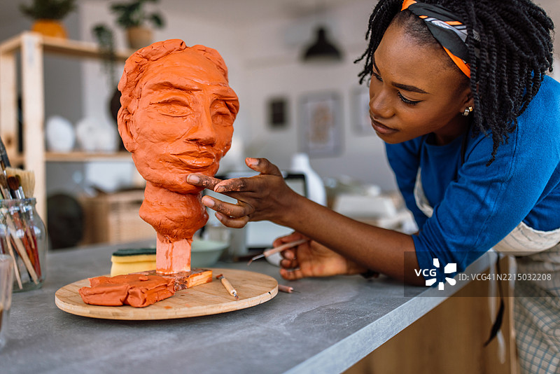 雕塑造型。图片素材