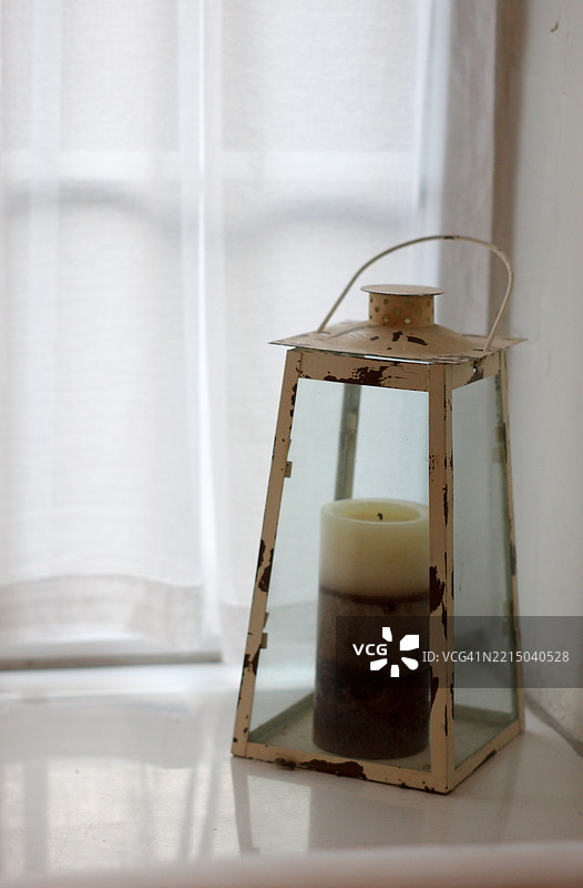 灯笼里的蜡烛图片素材