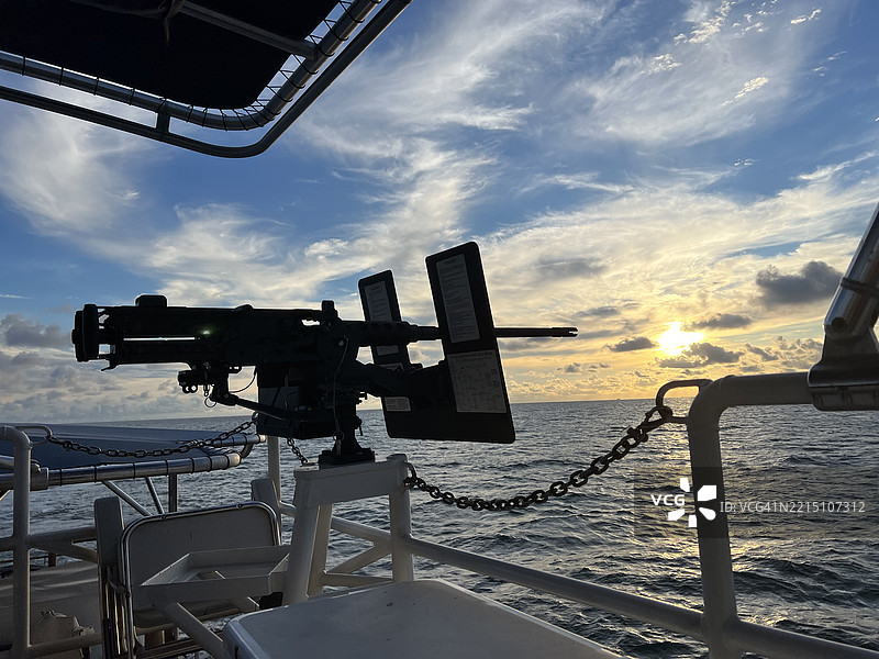 德克萨斯州加尔维斯顿的海洋与天空的美丽景色图片素材