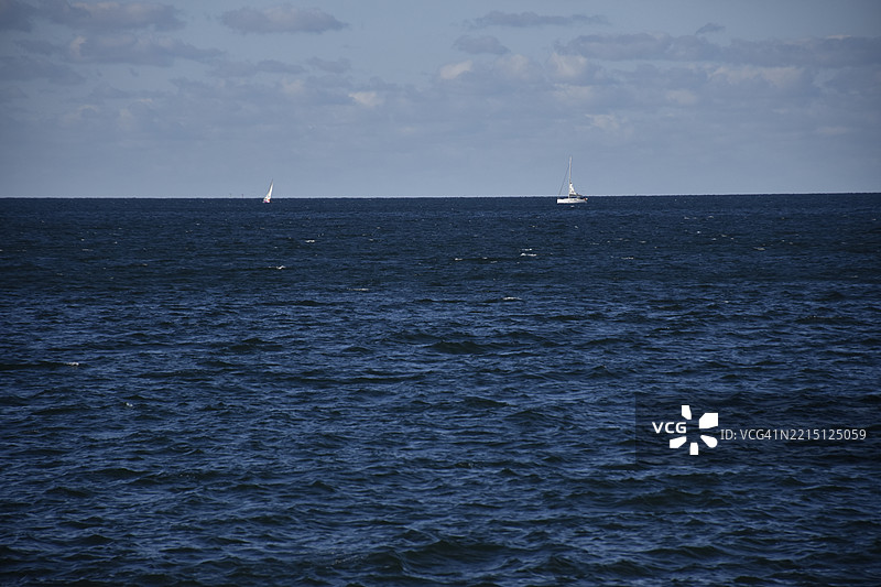 海洋与天空的美丽景色图片素材