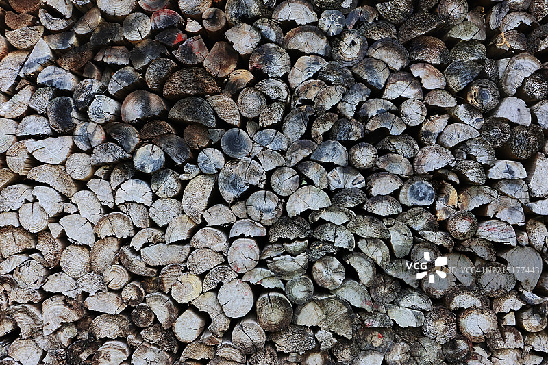 一堆切好的木材图片素材