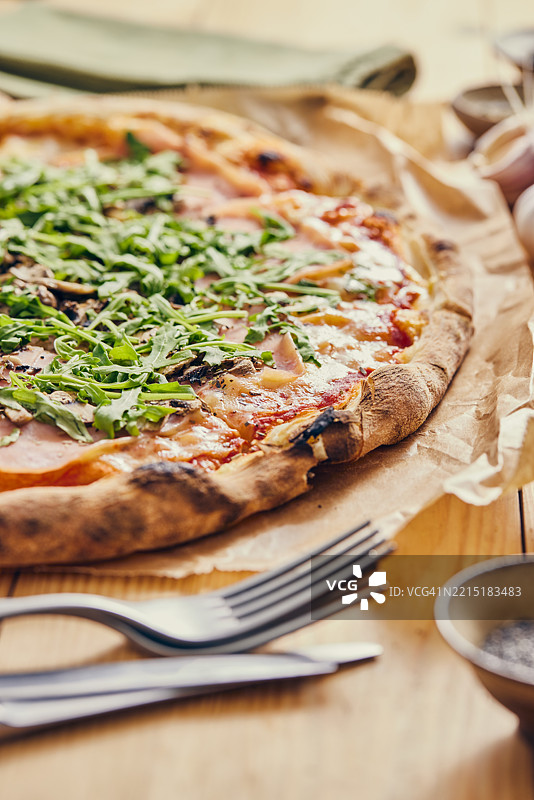 街头美食披萨图片素材