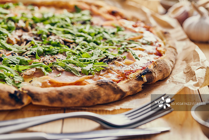 街头美食披萨图片素材