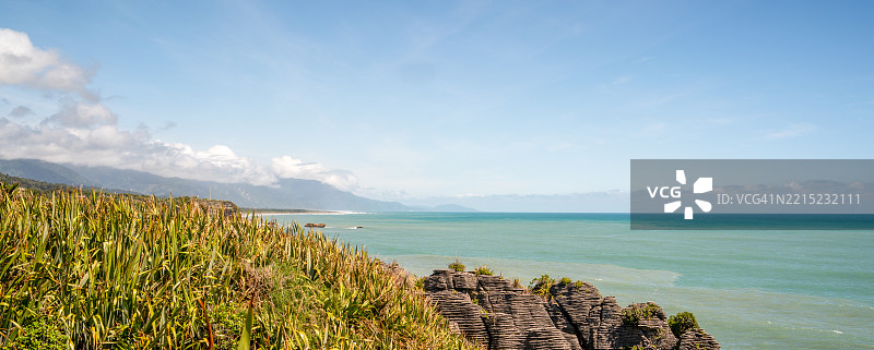 向南看 - 普纳凯基 - 南岛。图片素材