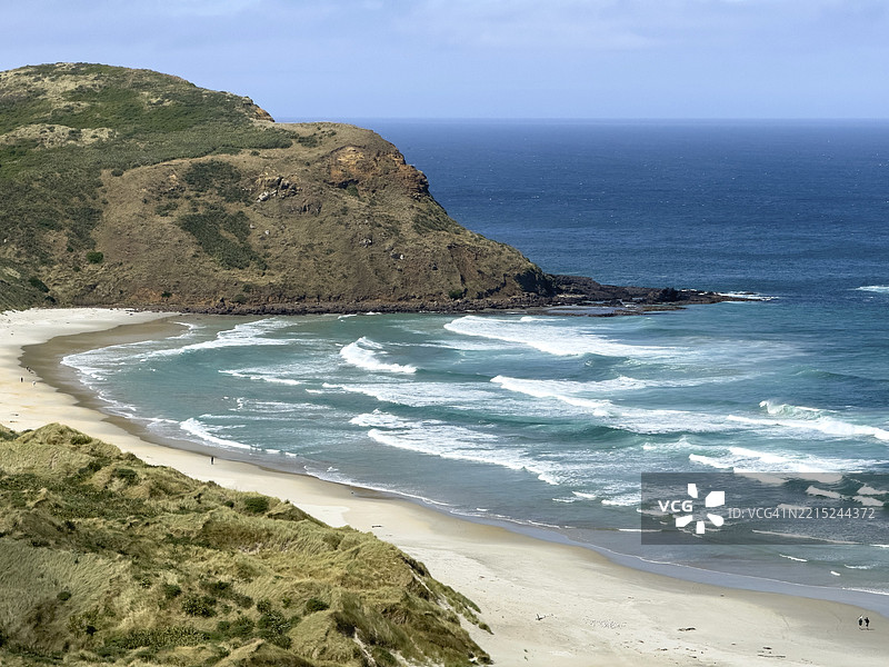 新西兰南岛奥塔哥的沙蝇湾图片素材