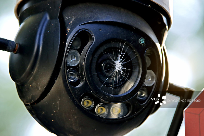 建筑外的闭路电视监控，家庭安全系统图片素材