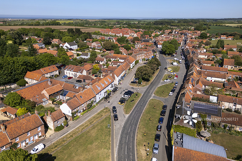 伯纳姆市场的鸟瞰图图片素材