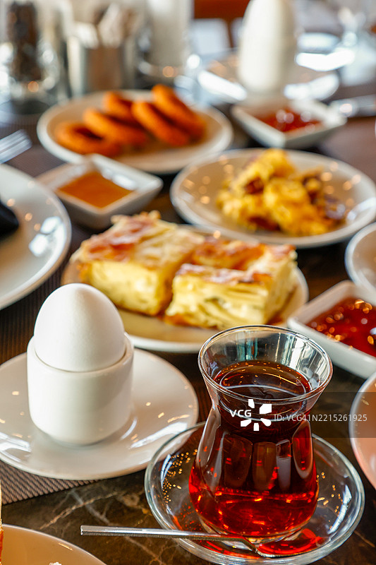 土耳其早餐的库存照片图片素材