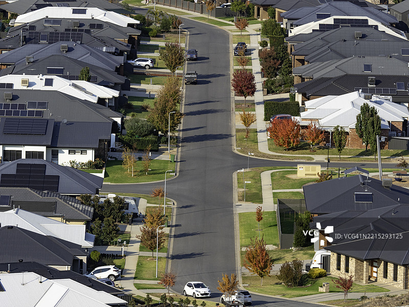 紧凑的郊区住宅图片素材