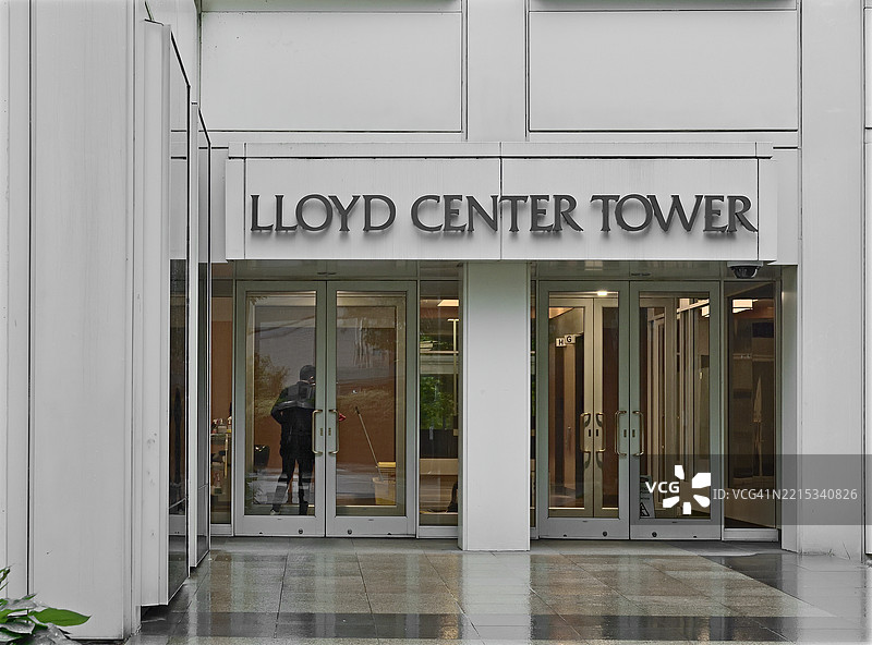 劳埃德中心塔入口图片素材