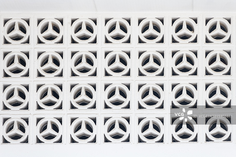 用粘土制作的房屋墙壁通风模型图片素材