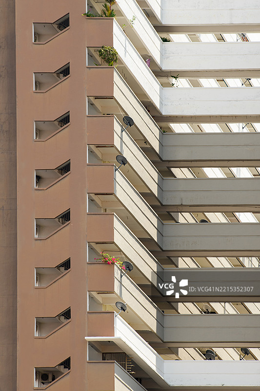 低成本公寓楼图片素材