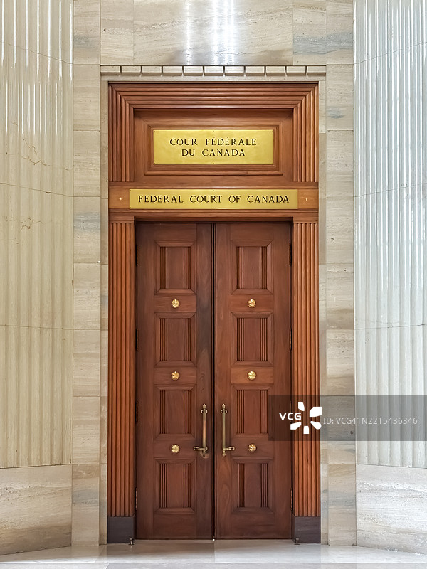 加拿大最高法院内部。图片素材