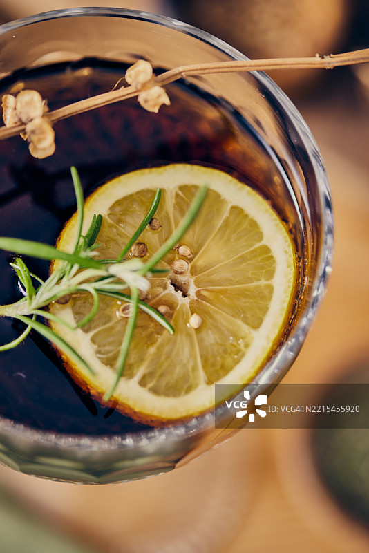 鸡尾酒特写镜头图片素材