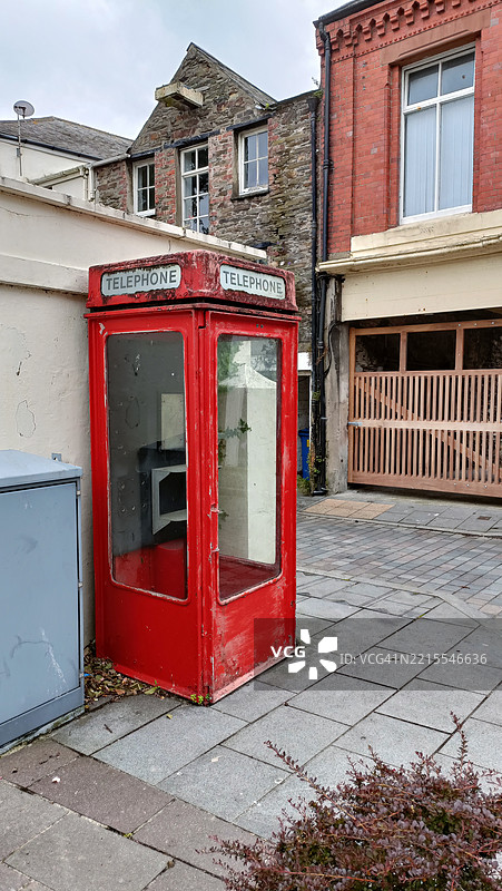 稀有的K8红色电话亭图片素材