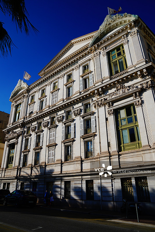 法国尼斯歌剧院的背面外观图片素材